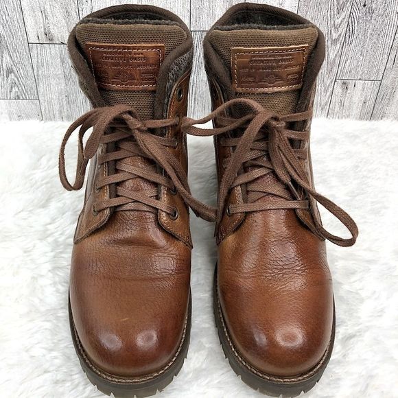 Bullboxer Block Heel Bella Bootie in Cognac sz 10 - Picture 3 of 14